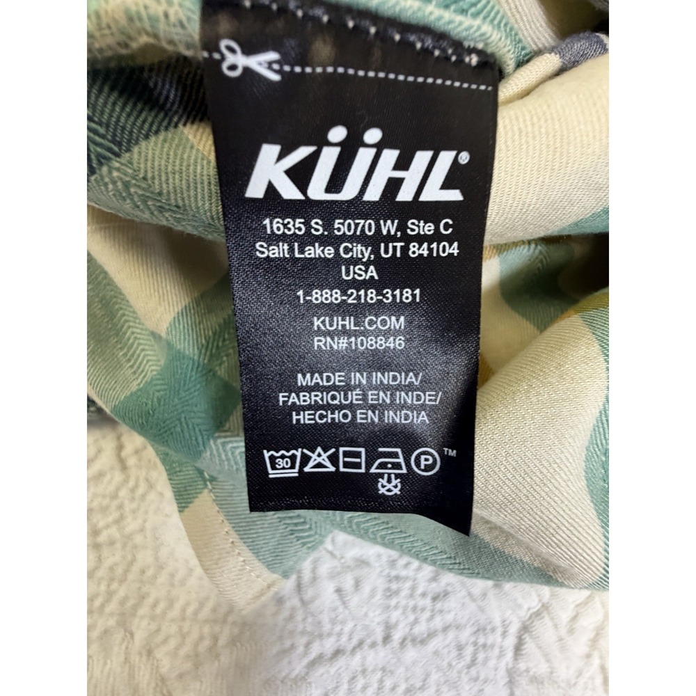 Kuhl Women M Lightweight Flannel Shirt NWT Trailside Long Sleeve Outdoor Hiking - Picture 5 of 8